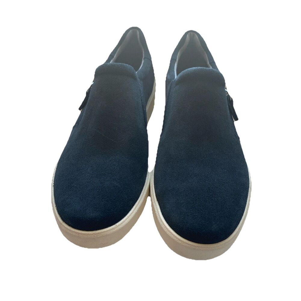 Clarks Layton Step Womens Casual Sneaker Navy Suede US Size 8 M NWOT